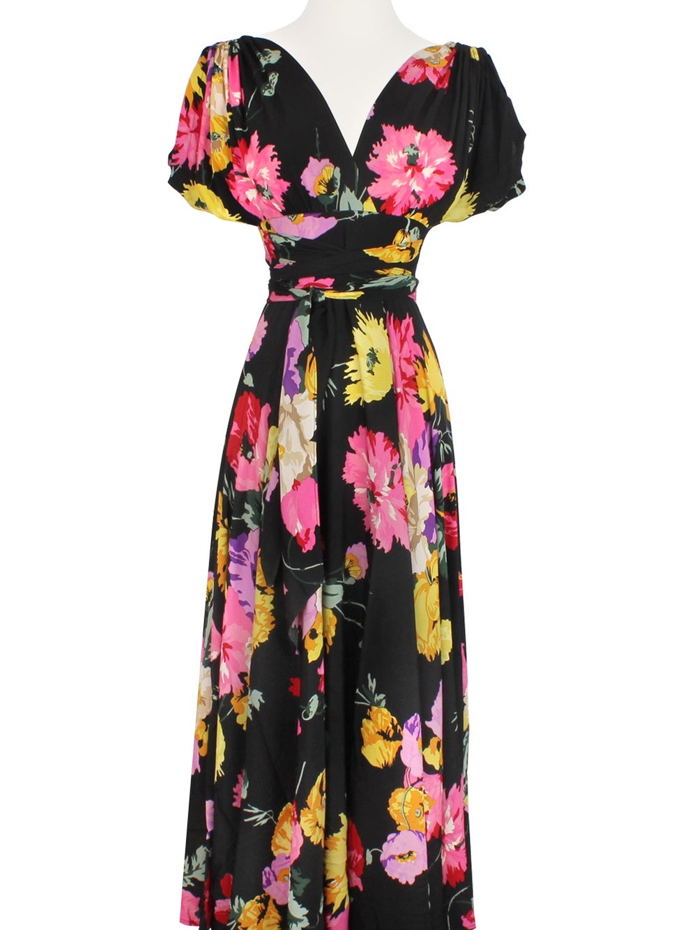 Trashy Diva Black Museum Floral Print